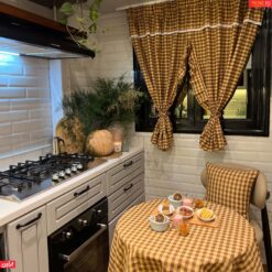 Brown - Picnic Curtain